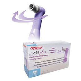 Crosstex twist™ plus Oscillating Disposable Prophy Angles
