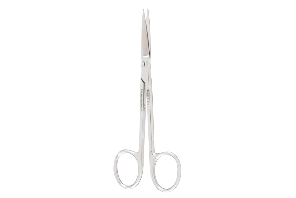 Integra Miltex-5-270M Wagner Plastic Surgery Scissors, 4-3/4", Straight, Sharp-Sharp / ea