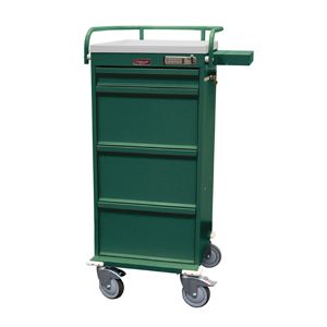 Harloff Value Punch Card Cart with Basic Electronic Pushbutton Lock