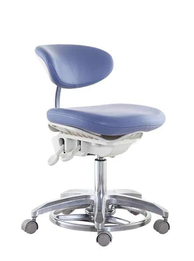 Graham Field- Surgical Stool w/Backrest Foot Operated