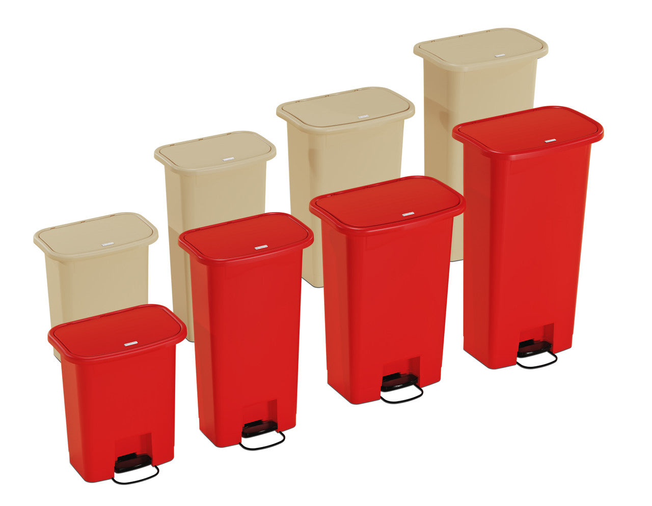 DETECTO Waste Mate Plastic Waste Receptacle
