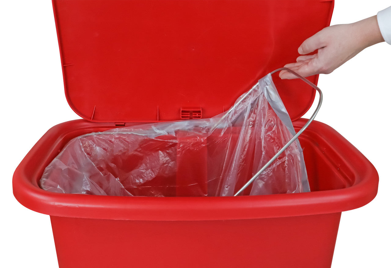 DETECTO Waste Mate Plastic Waste Receptacle