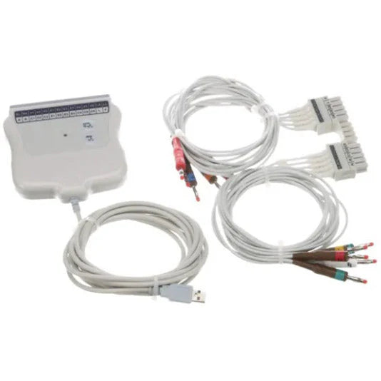 Welch Allyn/Hillrom-41000-032-50-AM12 Acquisition Module with 10 Wire AHA Lead Set with Banana Plugs