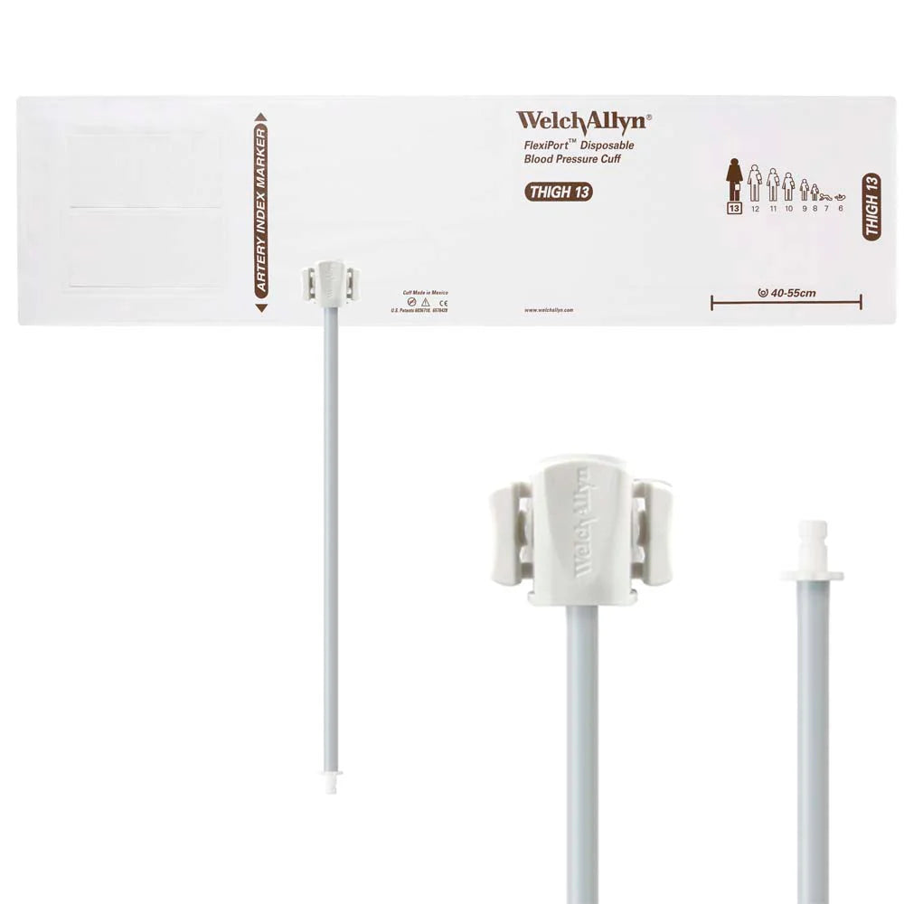 Welch Allyn/Hillrom FlexiPort Blood Pressure Cuff with One-Tube Bayonet Type Connector