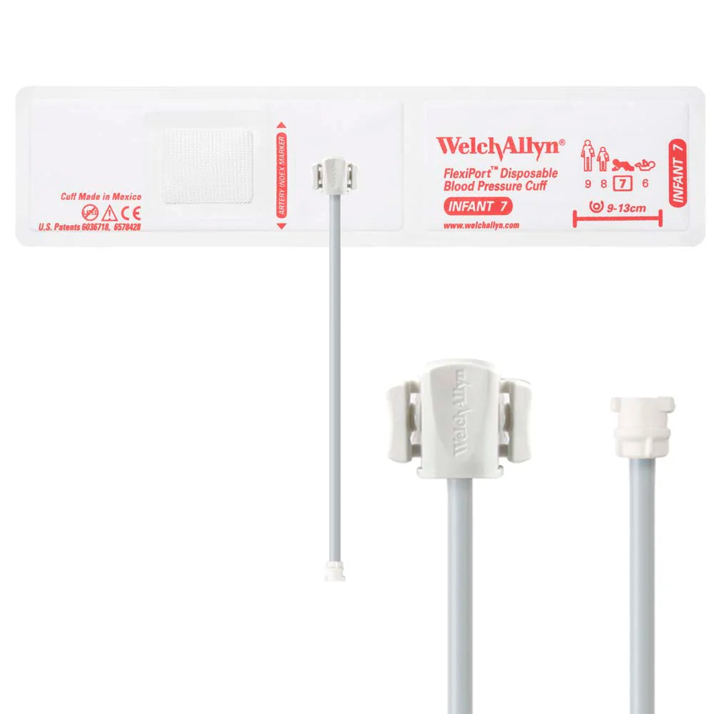 Welch Allyn/Hillrom FlexiPort Blood Pressure Cuff with One-Tube Locking Type Connector