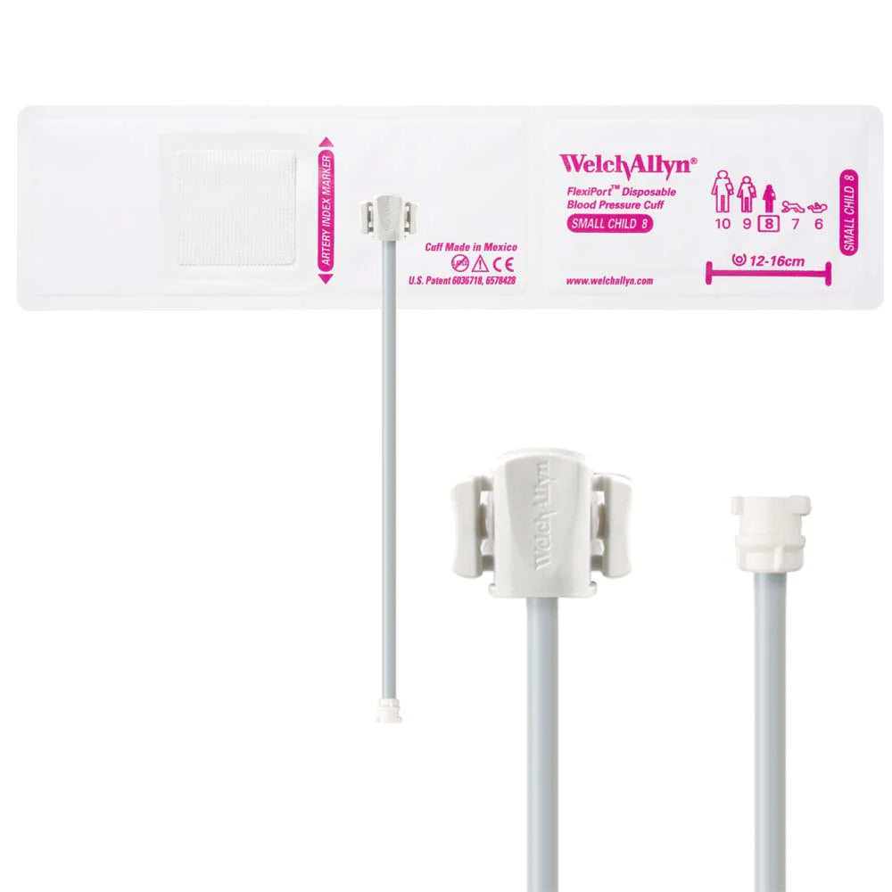 Welch Allyn/Hillrom FlexiPort Blood Pressure Cuff with One-Tube Locking Type Connector