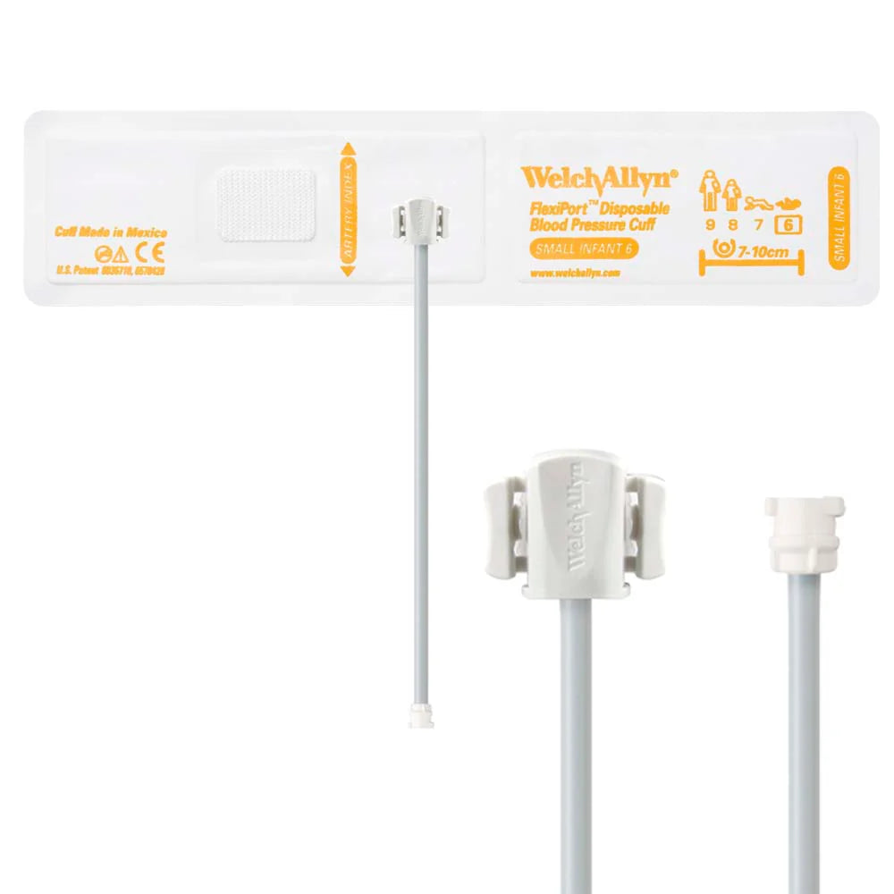 Welch Allyn/Hillrom FlexiPort Blood Pressure Cuff with One-Tube Locking Type Connector