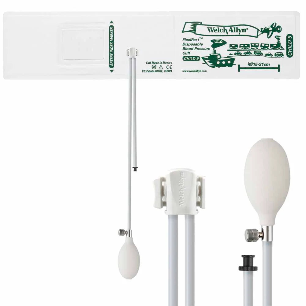 Welch Allyn FlexiPort Blood Pressure Cuff with Two-Tube Inflation System