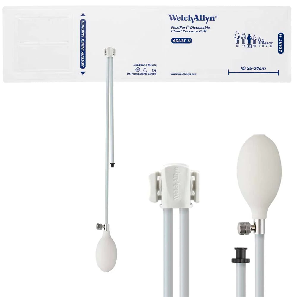 Welch Allyn FlexiPort Blood Pressure Cuff with Two-Tube Inflation System