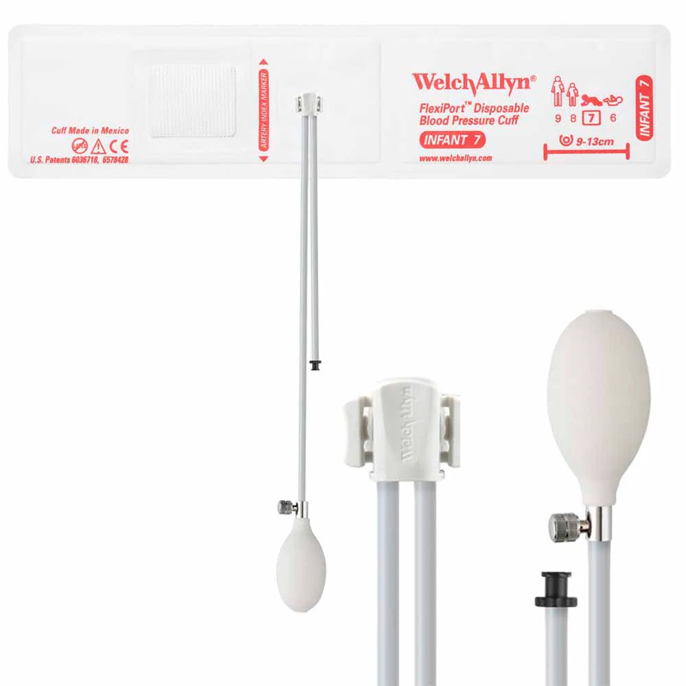 Welch Allyn FlexiPort Blood Pressure Cuff with Two-Tube Inflation System