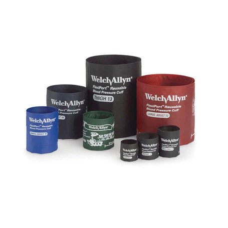 Welch Allyn FlexiPort Reusable Blood Pressure Cuff Multi-Pack