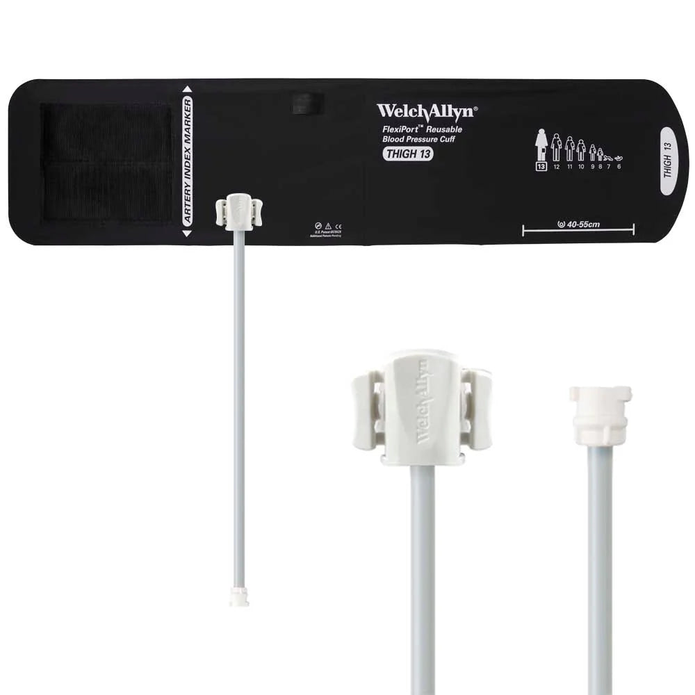 Welch Allyn FlexiPort Reusable Blood Pressure Cuff with One-Tube Locking Connector