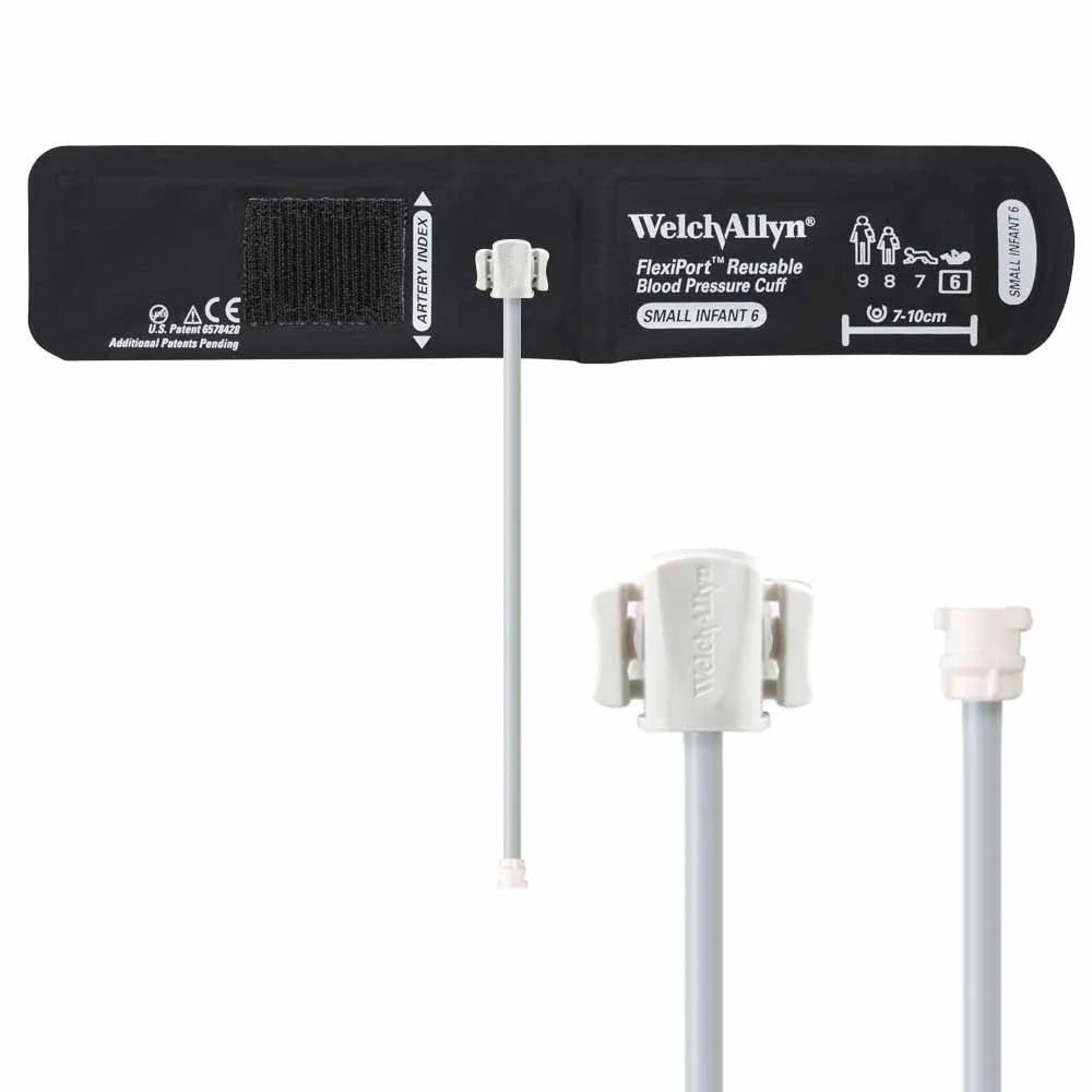 Welch Allyn FlexiPort Reusable Blood Pressure Cuff with One-Tube Locking Connector