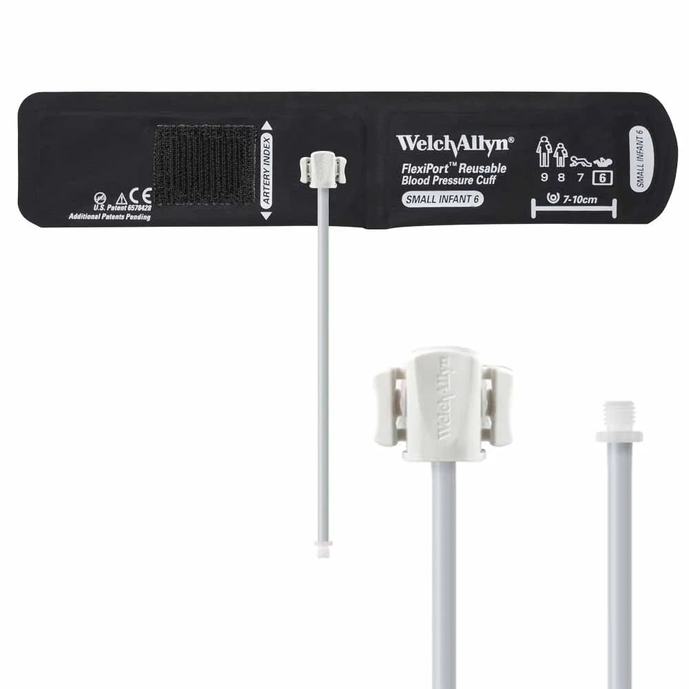 Welch Allyn FlexiPort Reusable Blood Pressure Cuff with Screw Connector