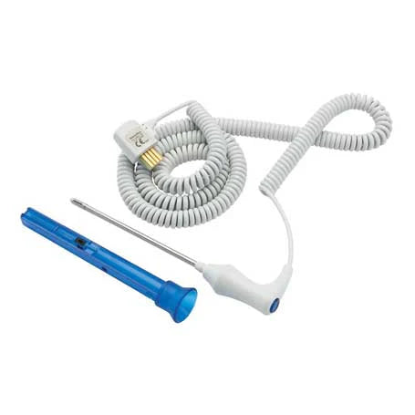 Welch Allyn/Hillrom-02895-000 Oral Temperature Probe and Well Assembly for Monitors, 9.0 ft/2.7 m Cord, Blue (Each)