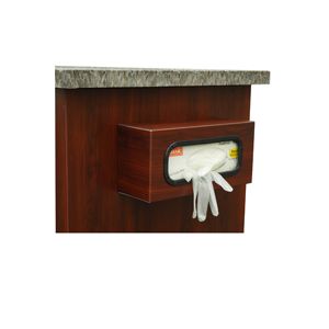Harloff Wood Vinyl Coated Aluminum Single Glove Box Holder