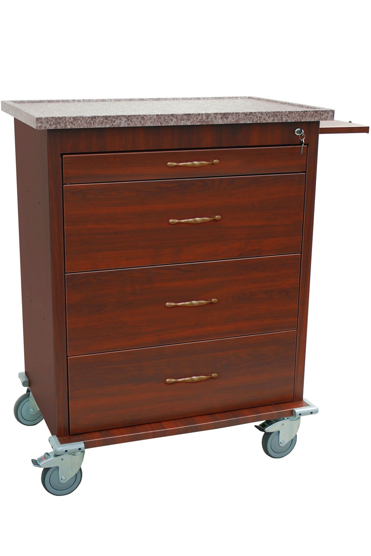 Harloff Wood Vinyl Aluminum Cart