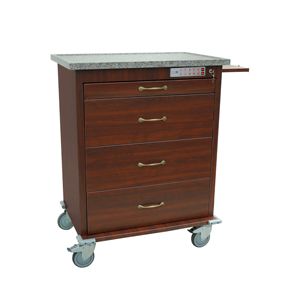 Harloff Wood Vinyl Aluminum Cart