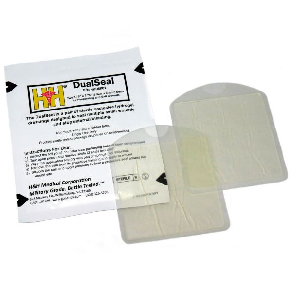 Safeguard Medical-HHWSD01 Wound Seal Duo 6" x 8" (2 each)