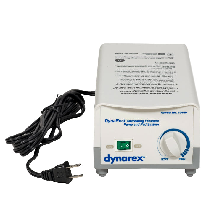 Dynarex-RPAM-15P3 10443 10444 Air Mattress Pump, White/Blue, 1 Ea.