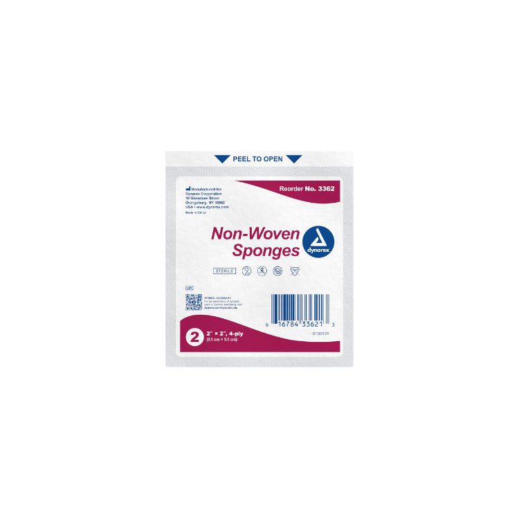 Dynarex Non-Woven Sponges - Sterile & Non-Sterile