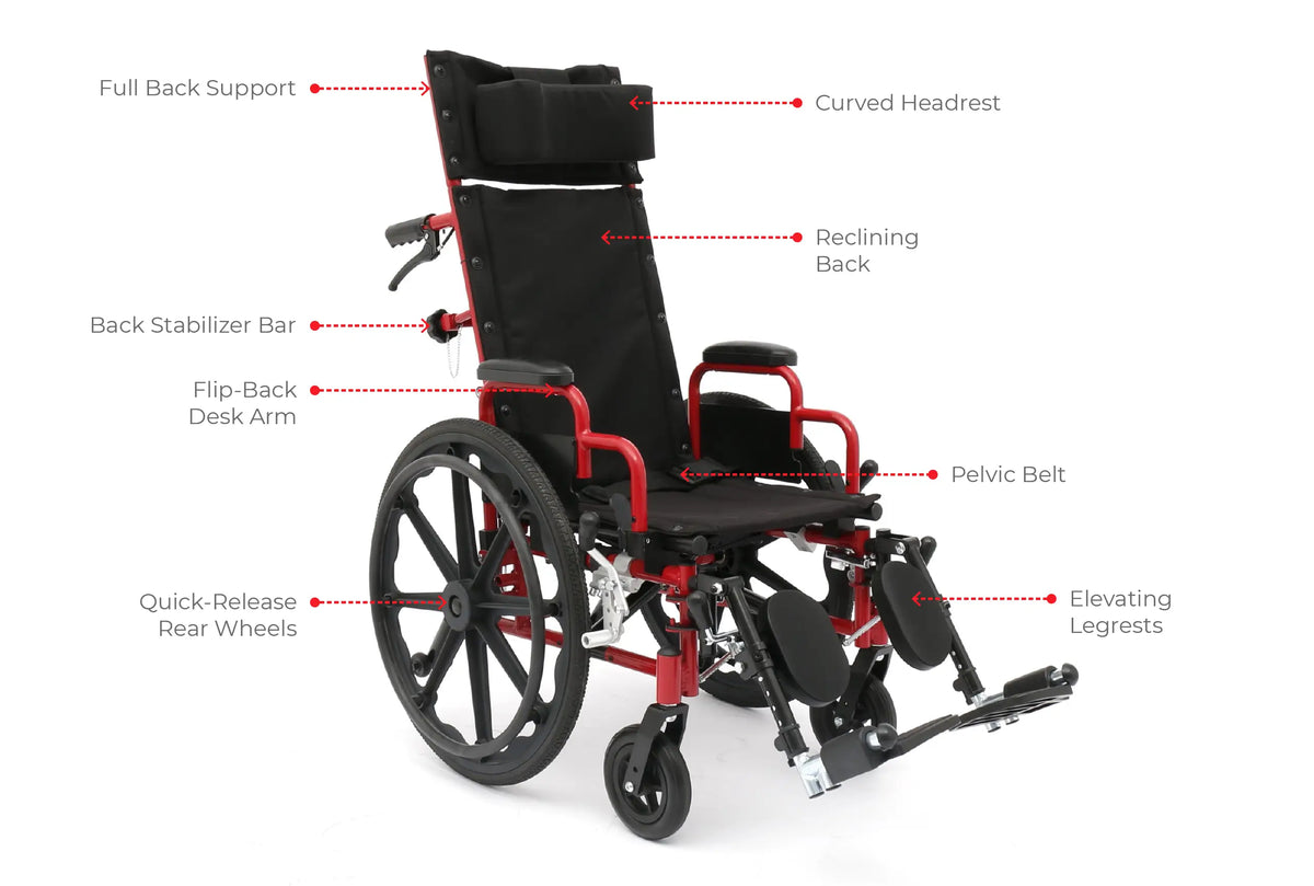 Circle Specialty Ziggo Pro Reclining Wheelchair