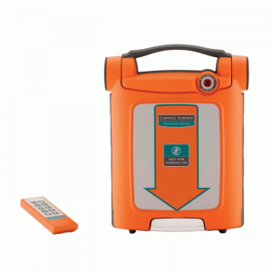 ZOLL-190-5020-001 TSO Powerheart G5 Trainer. The Powerheart G5 trainer is designed to closely mimic the Powerheart G5 AED for effective, hands-on training. Includes remote, training pads, and language configuration CD